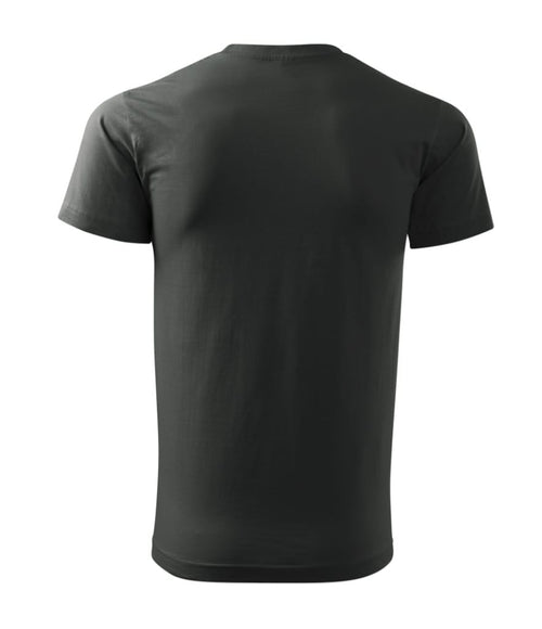 Tricou negru pentru bărbați, vedere din spate