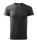 Tricou negru pentru bărbați, vedere din față
