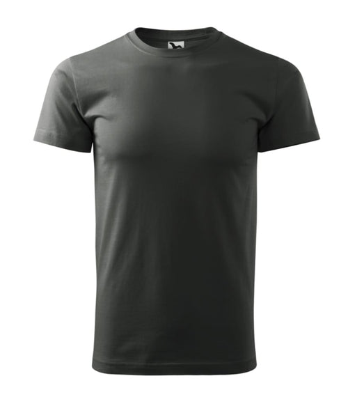 Tricou negru pentru bărbați, vedere din față
